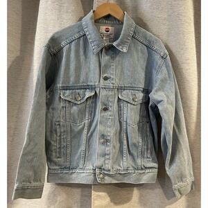 Vintage Nothing Else Is A Pepsi Cola Jean Denim Trucker‎ Jacket Adult S *STAINS*